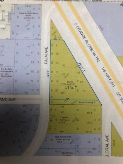 2533 PALM AVENUE, APOPKA, Florida 32703, ,Land,For Sale,PALM,O5932010