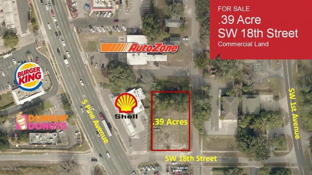 221 18th STREET, OCALA, Florida 34471, ,Land,For Sale,18th,OM559274