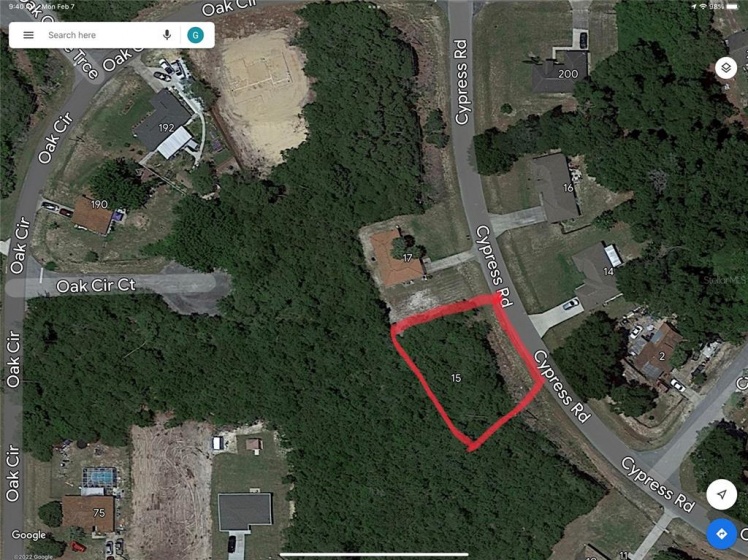15 CYPRESS ROAD, OCALA, Florida 34472, ,Land,For Sale,CYPRESS,L4927842