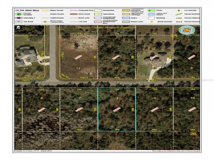 PADDOCK STREET, ORLANDO, Florida 32833, ,Land,For Sale,PADDOCK,O5965911