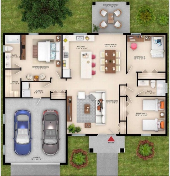 5870 59TH COURT, OCALA, Florida 34482, 3 Bedrooms Bedrooms, ,2 BathroomsBathrooms,Residential,For Sale,59TH,S5064650