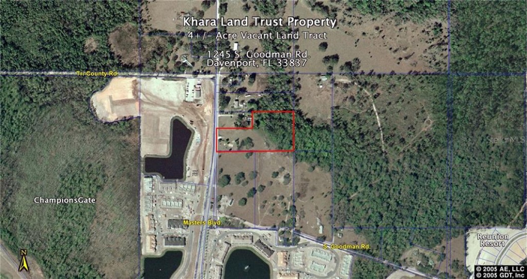1245 GOODMAN ROAD, CHAMPIONS GATE, Florida 33896, ,Land,For Sale,GOODMAN,R4902521